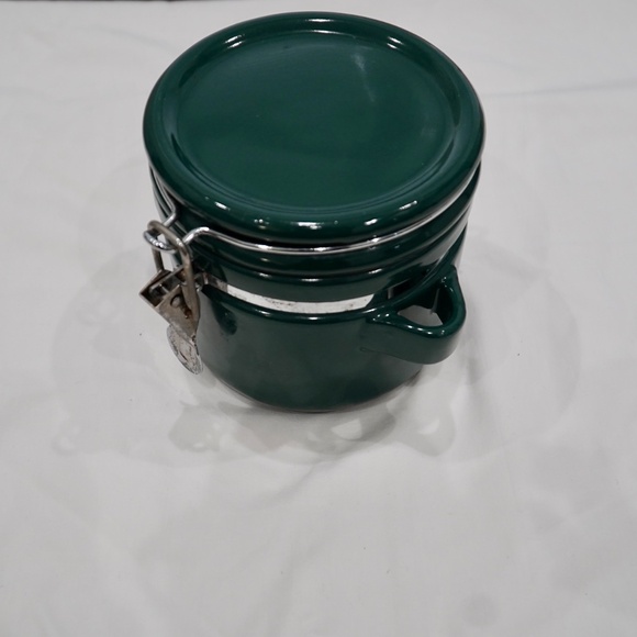 Glass Forest Green Air Tight Container with hinge - Picture 13 of 13